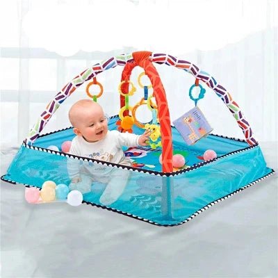 tapis d'eveil bébé beu