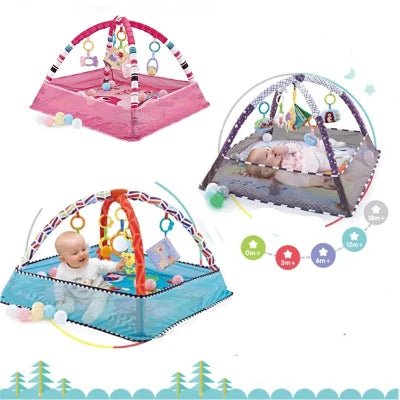 tapis d'eveil bebe se transformant en piscine à balles