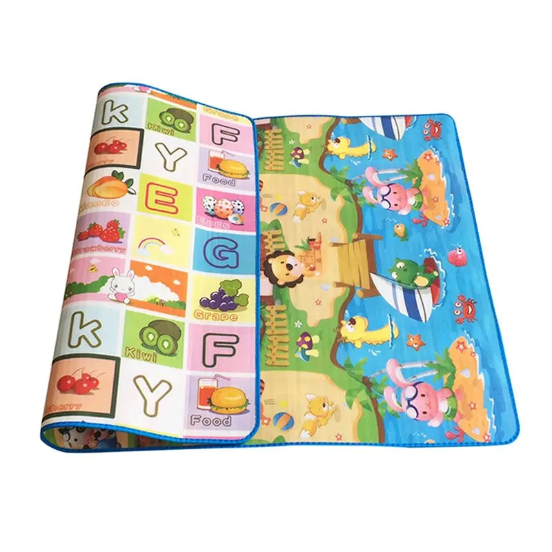 tapis de jeu double face