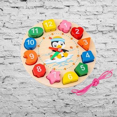 WoodenToys™ - Horloge - ABC Bébé