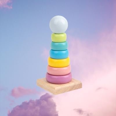 WoodenToys™ - Tour Macaron - ABC Bébé